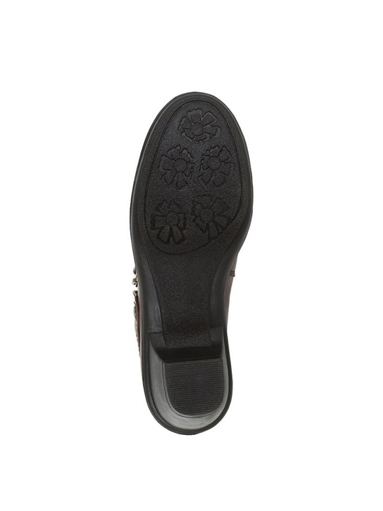 EASY STREET womens comfort wave zip up side 2" heel DARCY size 6 W brown NEW - Picture 4 of 6